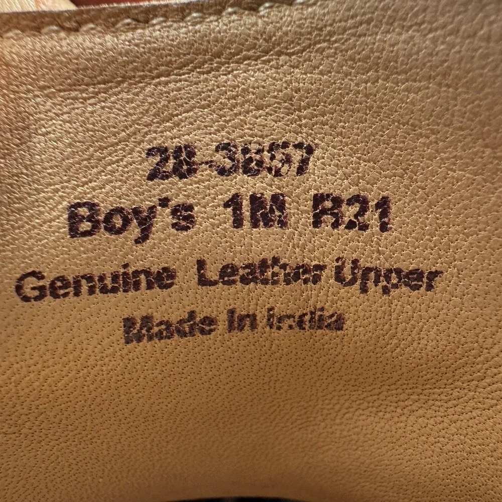 Johnston Murphy Boots Boys 1 McGuffey Chukka Suede Leather Ankle Lace Up‎